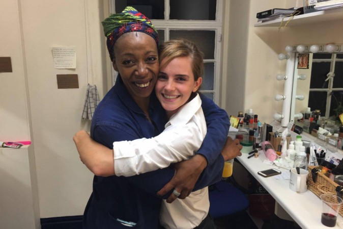 Emma nel backstage di “Harry Potter and the Cursed Child”