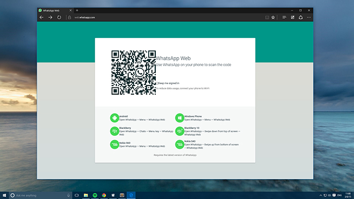 WhatsApp Web Edge copia