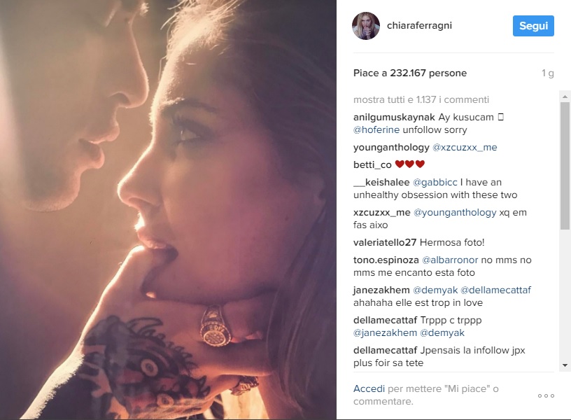 Fedez e Chiara Ferragni