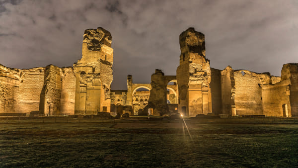 Terme di Caracalla notte roma