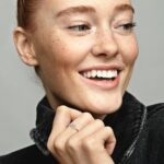 Sparkling Wishbone Heart Ring