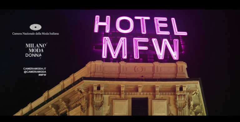 Hotel MFW, lo spot per la Milan Fashion Week SS/20