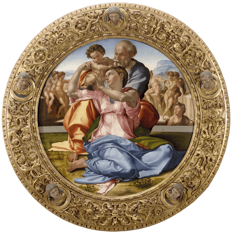 Uffizi Decameron - Tondo Doni Michelangelo