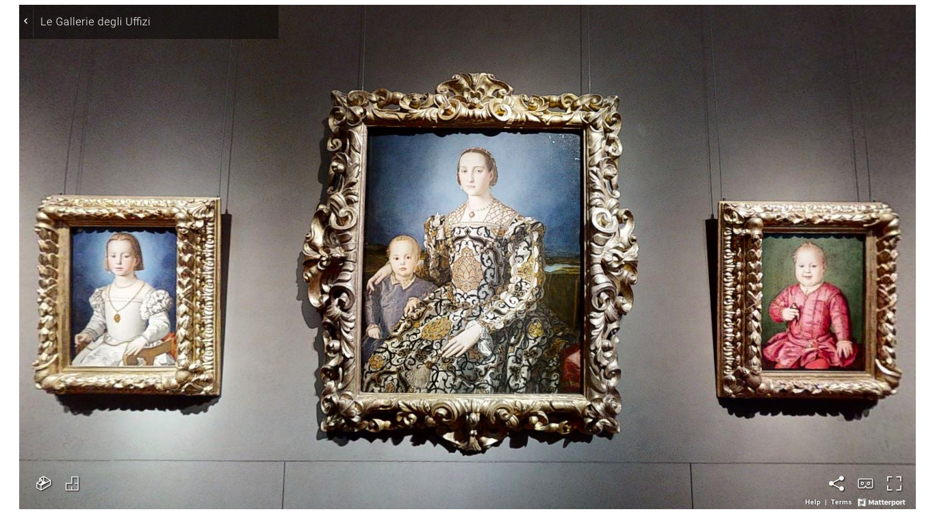 Galleria degli Uffizi realtà virtuale
