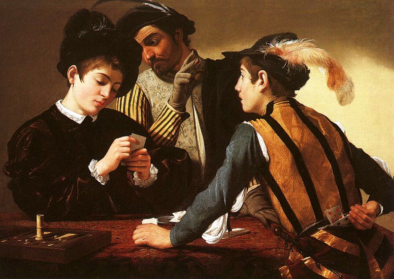 Caravaggio I Bari