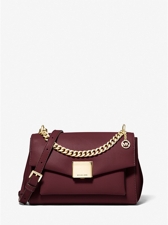 Borsa a tracolla Lita media in pelle Michael Kors