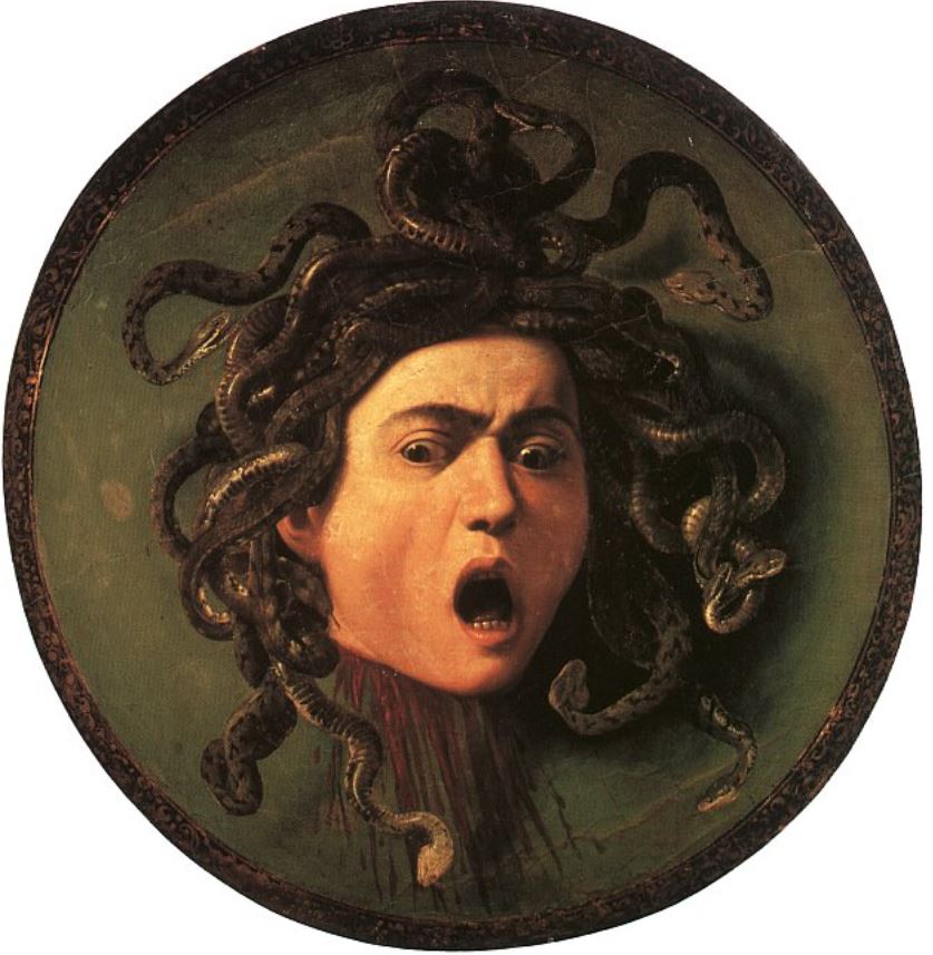 scudo con testa di medusa