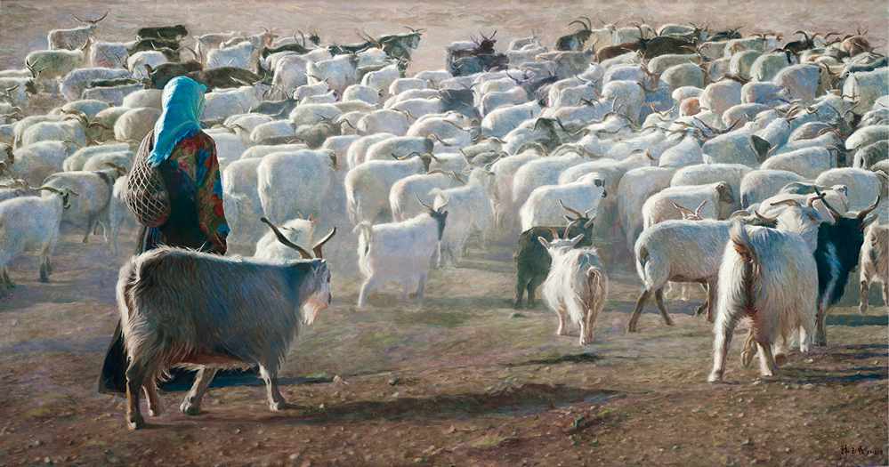 Han Yuchen mostra roma tibet palazzo bonaparte