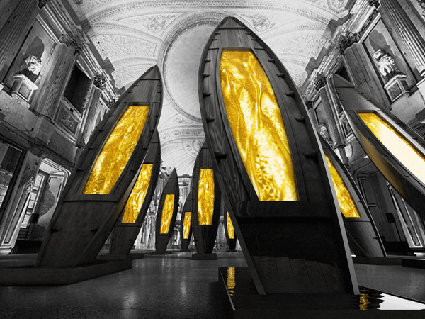 Fabrizio Plessi mostra milano palazzo reale