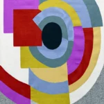 Syncopé, Sonia Delaunay, 1975, 188 x 170 cm, firmato Sonia Delaunay, Ateliers Pinton (Francia). Courtesy Galleria Antonio Verolino, Modena