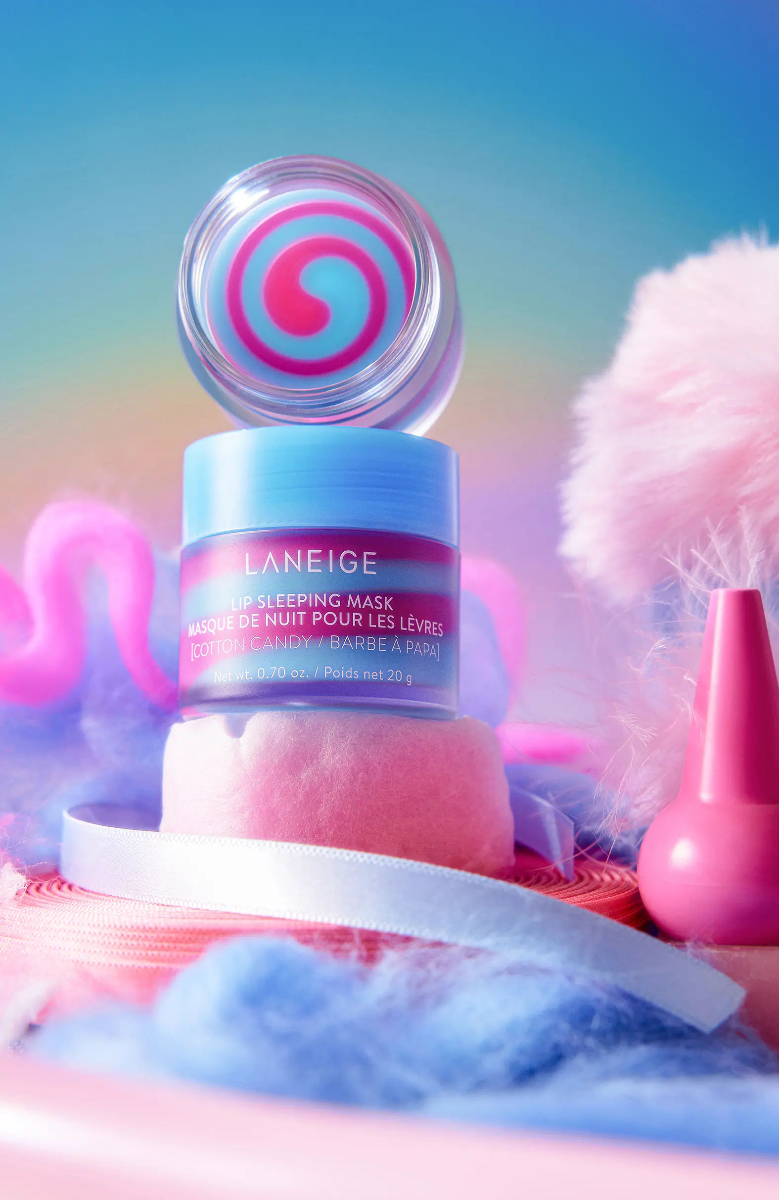 Lip Sleeping Mask in Cotton Candy Swirl