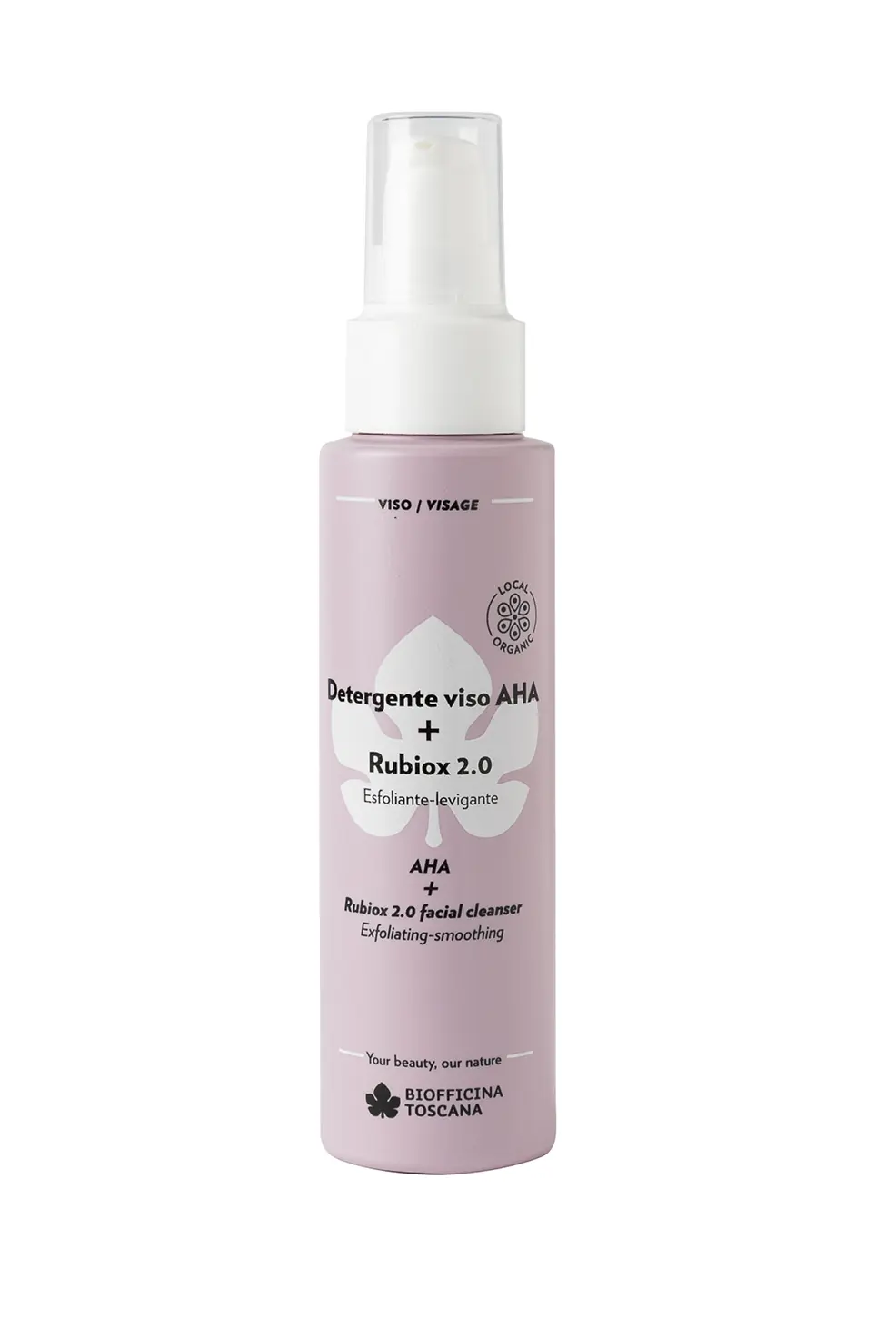 Detergente viso AHA + Rubiox 2.0