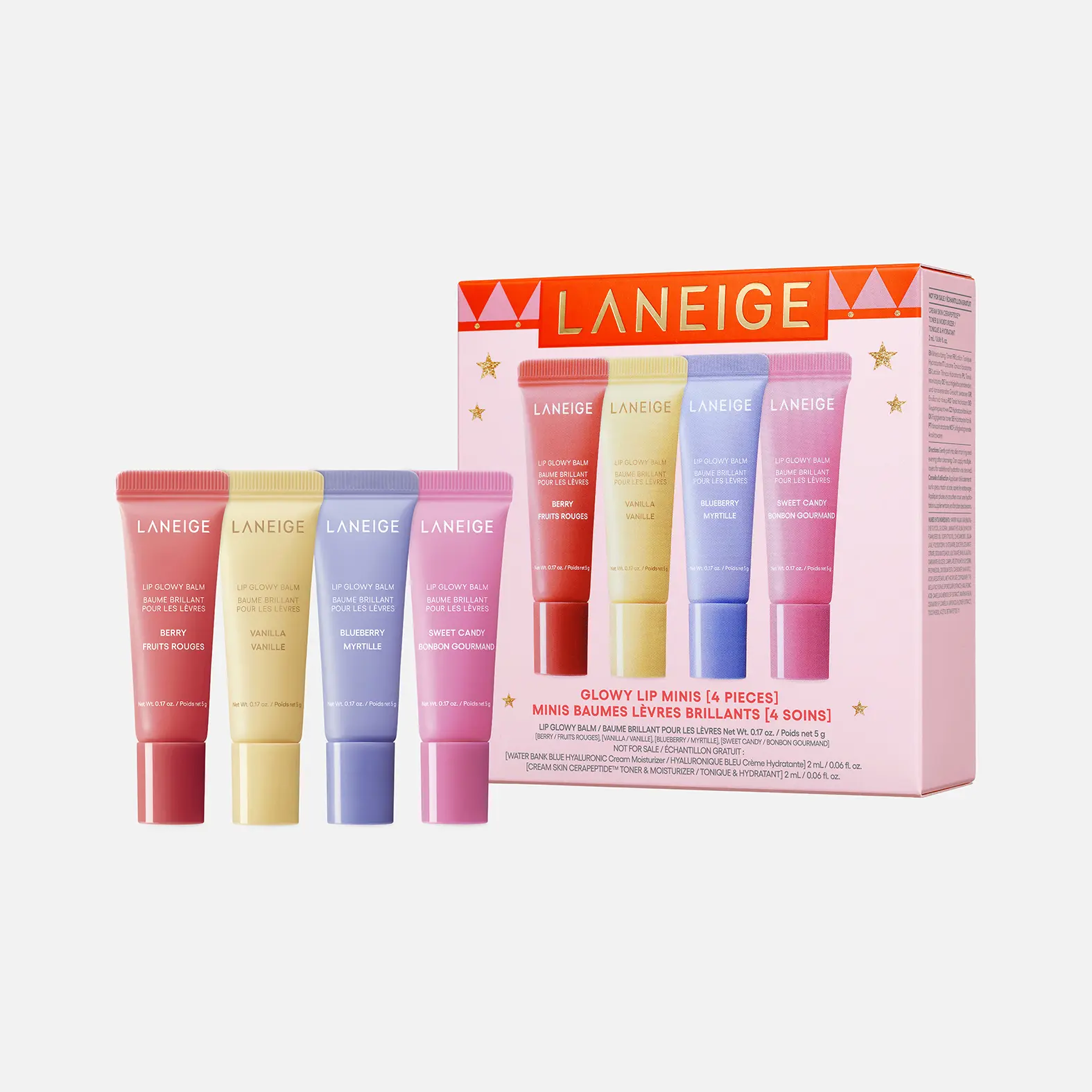 Glowy Lip Minis Set - Mini Balsami Brillanti per Labbra