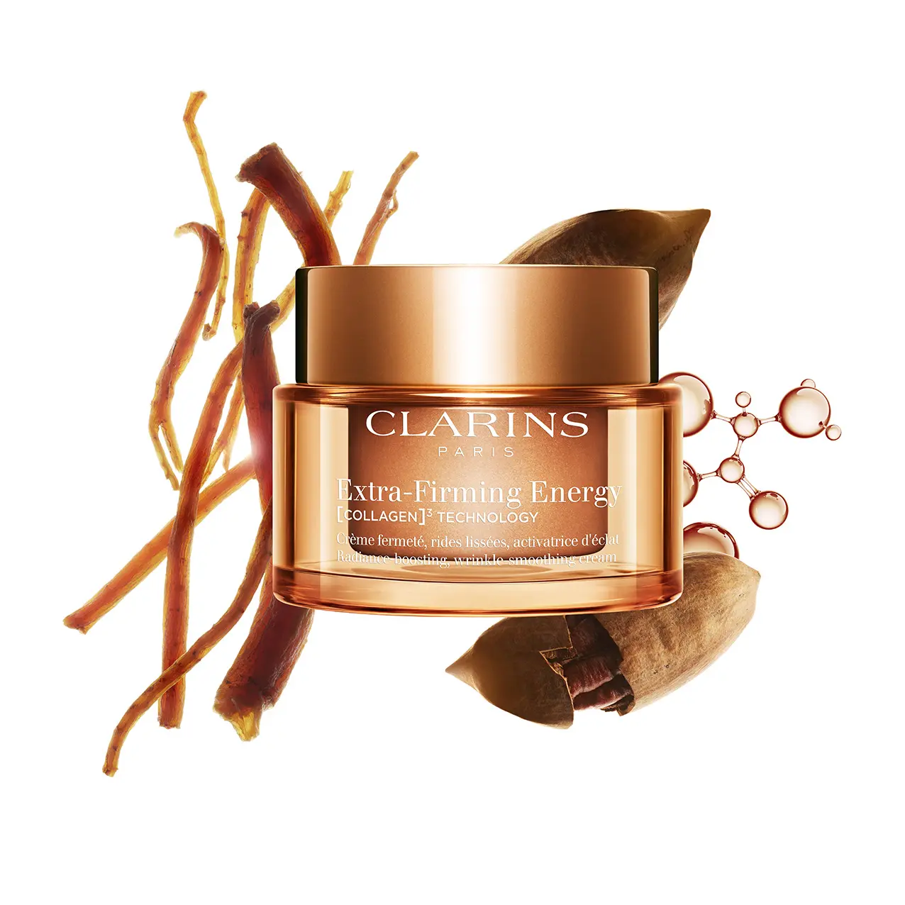Addio ai segni di stanchezza con Extra-Firming Energy, firmato Clarins, la pelle fa il pieno di energia e vitalità, puntando sul collagene. Una nuova formula per Extra-Firming Energy, arricchita con estratto di ginseng rosso bio per riattivare la respirazione delle cellule. Emblema di tutta la linea Extra-Firming, anche questa novità è formulata con [COLLAGEN] TECHNOLOGY per agire su quantità, qualità e struttura delle fibre di collagene, aiutando la pelle ad accrescerne il capitale. Quest’innovazione agisce su 4 indicatori che influenzano la percezione della vitalità del viso, identificati per la prima volta dalla Ricerca Clarins: densità della pelle, rughe glabellari, solchi nasolabiali, rilassamento cutaneo. Tutti questi segni sono legati alla perdita di collagene e alla riduzione della compattezza cutanea. Extra-Firming racchiude quasi 50 anni di ricerca sulla tonicità cutanea. Lanciata nel 1978 questa linea è pensata per le donne che desiderano ritrovare una pelle tonica ed elastica, generalmente dopo i 40 anni. Ogni generazione di Extra-Firming ha portato con sé i progressi della Ricerca Clarins, con estratti vegetali dall’azione sempre più mirata e un’efficacia sempre maggiore sul capitale di collagene. La texture arancione “effetto plumping” contiene un complesso di microperle di origine naturale che contribuisce allo splendore della pelle. Con questa texture dalla straordinaria sensorialità, cremosa, non grassa e vellutata, la pelle assorbe alla perfezione i principi attivi. Il risultato sarà una pelle più compatta, levigata e luminosa. E ancora, Extra-Firming Energy è ricaricabile, riciclabile per ridurre l'impatto ambientale e 100% made in Europe. In occasione del lancio di Extra-Firming Energy, Clarins e Caffè Vergnano accendono di energia Milano e Roma e invitano a scoprire la novità, vero e proprio concentrato di energia per la pelle. Energy Beauty Bar - firmato Clarins, in collaborazione con Caffè Vergnano - celebra la skincare come momento di attivazione sensoriale. Due gli spazi esperienziali allestiti per l’occasione, aperti al pubblico: dal 20 al 22 marzo a Milano – Chiosco Brera – L. go Antonio Greppi dal 27 al 29 marzo a Roma – Edicola Erno – P.zza Americo Capponi Luoghi iconici trasformati in veri e propri ritual hub dedicati all’energia e al risveglio dei sensi, con diversi momenti di animazione previsti per fornire energia e gadget speciali.