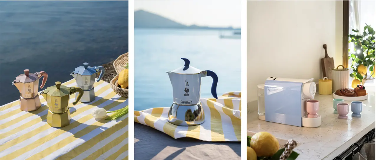 Bialetti, azienda italiana icona del caffè nel mondo, annuncia il lancio di Sapore di Sole, la nuova ed esclusiva collezione pensata per trasformare il rito del caffè in un autentico viaggio sensoriale nella dolce vita mediterranea.
