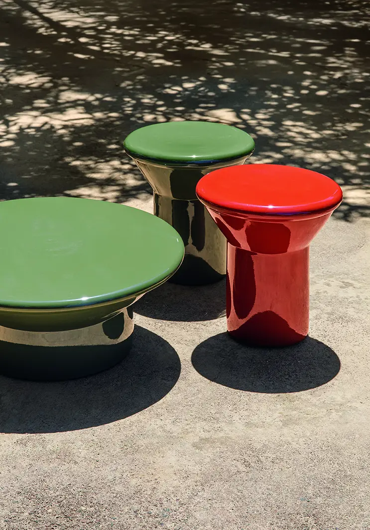 Ethimo e Valerio Sommella reinterpretano il concetto di side table con Tama