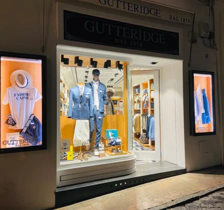 Gutteridge ha riaperto la boutique di Capri