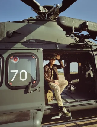 L'uomo cosmopolita di Aeronautica Militare nella collezione SS26